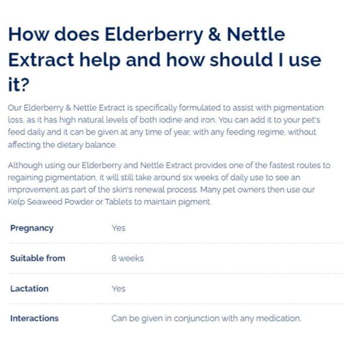 DORWEST Elderberry & Nettle Extract