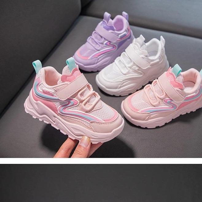 Cod Sepatu Anak Perempuan / Sneakers Anak Cewek Terbaru / Sepatu Sneakers Anak Sekolah / Sepatu Anak