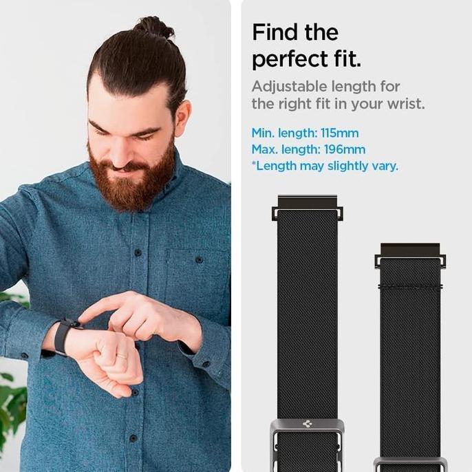 Strap For Galaxy Watch 6 Classic/5 Pro 47/45/44/40Mm Spigen Band Lite Fit