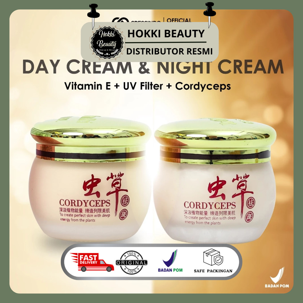 [BPOM ORIGINAL LOKAL] YU CHUN MEI Cordyceps Lightening Day & Night Cream Set