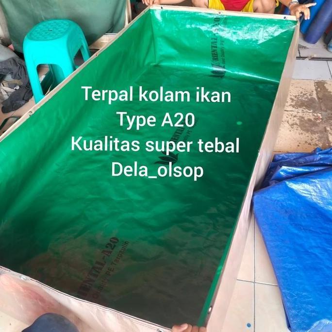 TERPAL KOLAM IKAN A20 20015050 CM KUALITAS SUPER TERPAL
