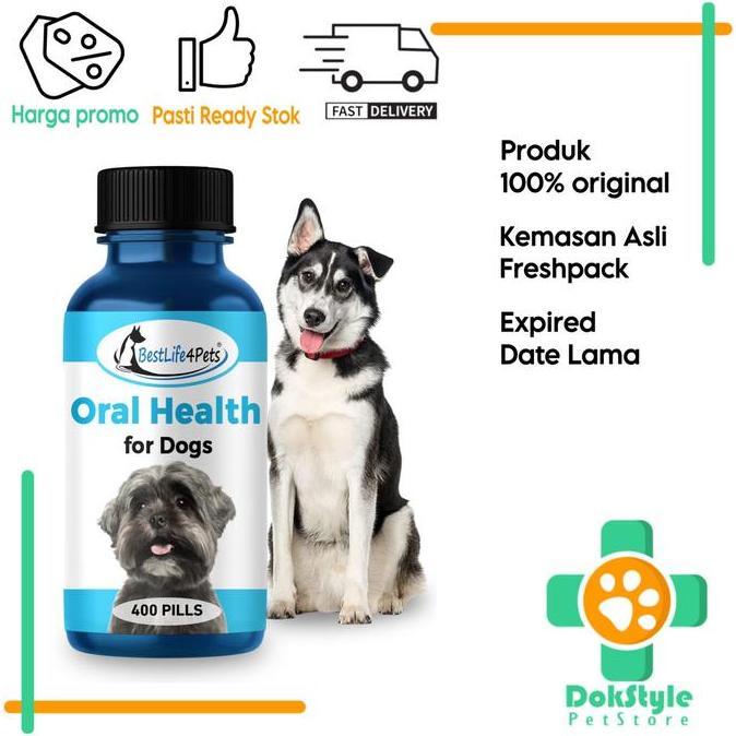 Best life 4pets oral health dog obat karang gigi anjing