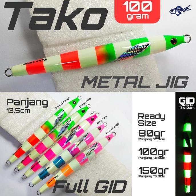Metal Jig Zamve Tako 100Gr Metal Jig 100Gr Metal Jig 100Gram