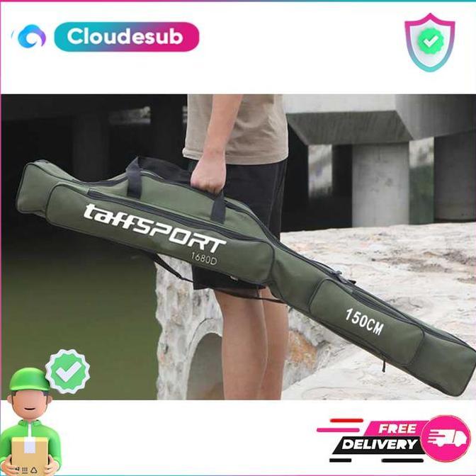 TaffSPORT Tas Joran Pancing 120 cm 150 cm Selempang Keren Murah