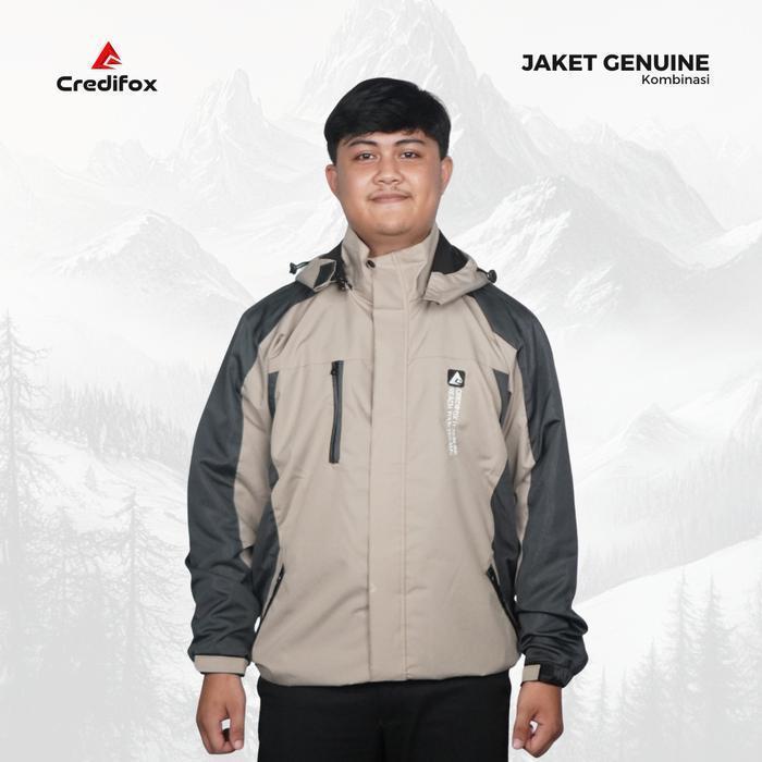 Eiger - Jaket Credifox Genuine Original Pria Dan Wanita Waterproof | Jaket Gunung Outdoor | Fashion 