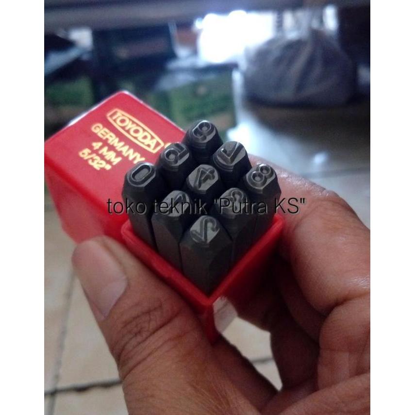Alat Ketok Angka 4Mm Made In Germany