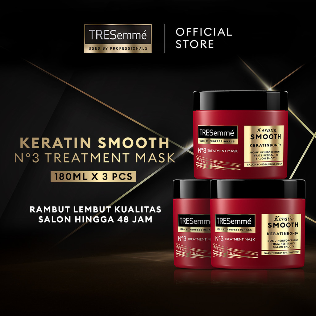 TRESemme Treatment Mask Keratin Smooth 180ml - Triplepack