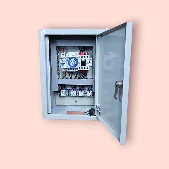 panel timer automatis lampu/timer lampu otomatis Promo Premium