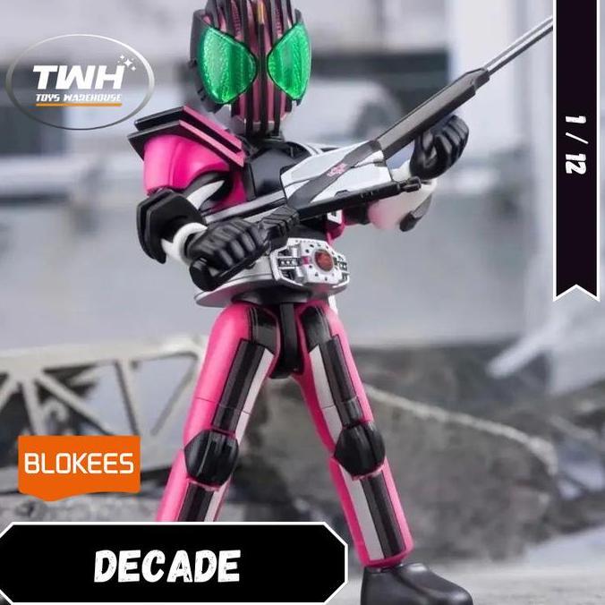 [BLOKEES ID X TWH] MAINAN FIGUR BLOKEES KAMEN RIDER GALAXY VERSION 1 GEATS DECADE FEVER BUFFA GOTCHA