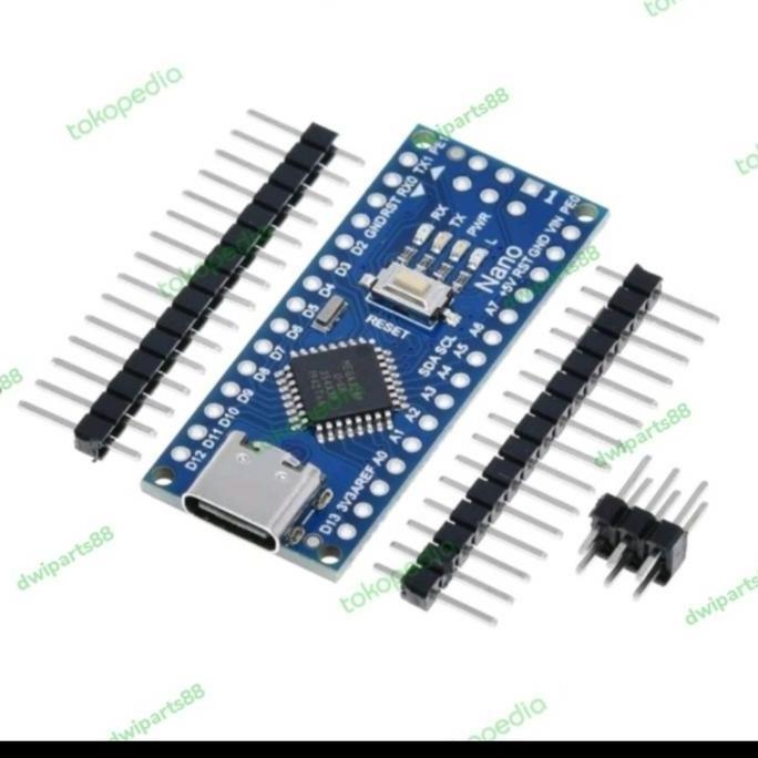 ' Arduino Nano Compatible Atmega 328P Ch 340+Ch340G Type C Promo