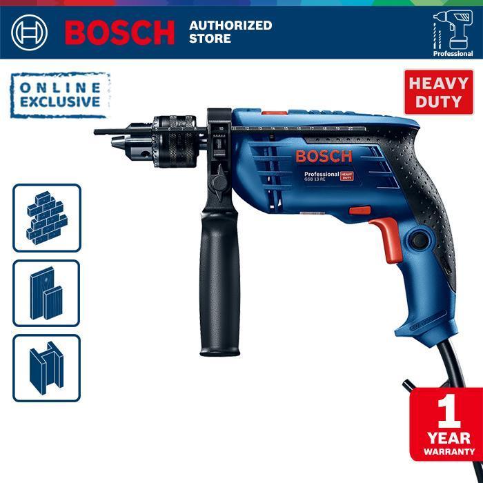 Bosch Bor Listrik Impact Dengan Perkakas 13Mm 650Watt Gsb 13 Re Original Dan Terpercaya