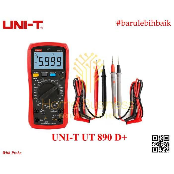 Uni-T Ut890D+ Ut890 890D+ Ut 890 D+ Multimeter Digital True Rms Profesional Tester Avometer Multites