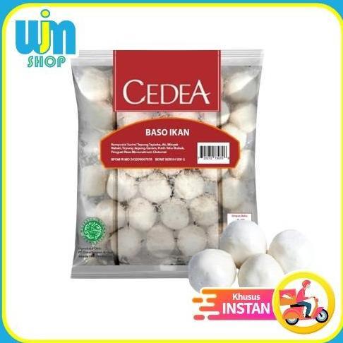Cedea Bakso Ikan 1kg 100 pcs Fish Ball WJM Frozen Food Makassar TER