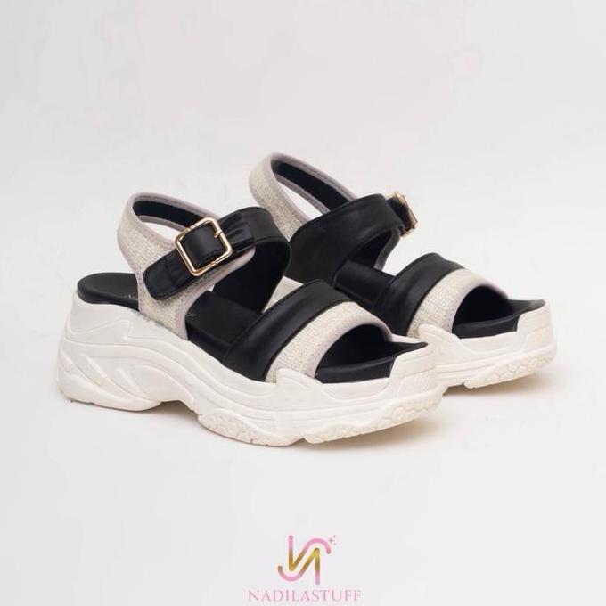 NADILASTUFF SIGNATURE AURA PLATFORM SANDAL WANITA