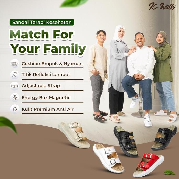SANDAL K-WALK TERAPI KESEHATAN REFLEKSI JACO K-WALK ENERGY SENDAL JACO