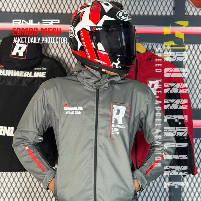 Jaket Mesh Combo Rnl Sp Jaket Touring Jaket Protector Jaket Motor Terlaris Best Quality 100% Origina