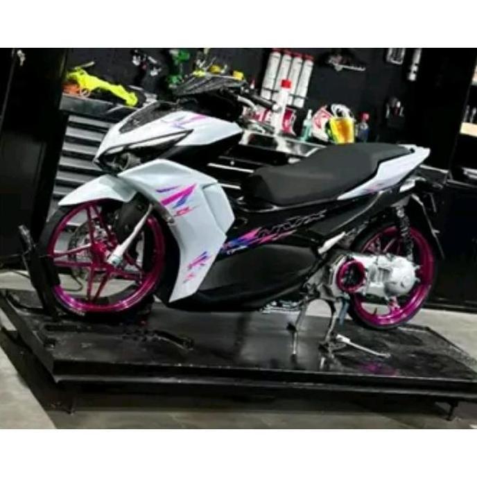 Promo STRIPING TRANSPARAN AEROX ALL NEW NVX CONNECTED EDITION ELEGAN TERBARU TERLARIS HEDON PROMO MO