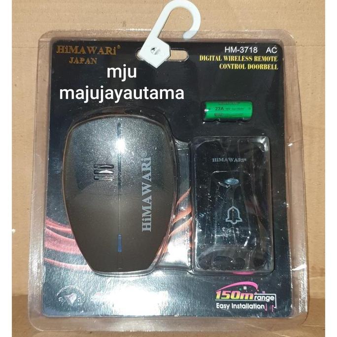 New- Bel pintu tanpa kabel wireless doorbell himawari