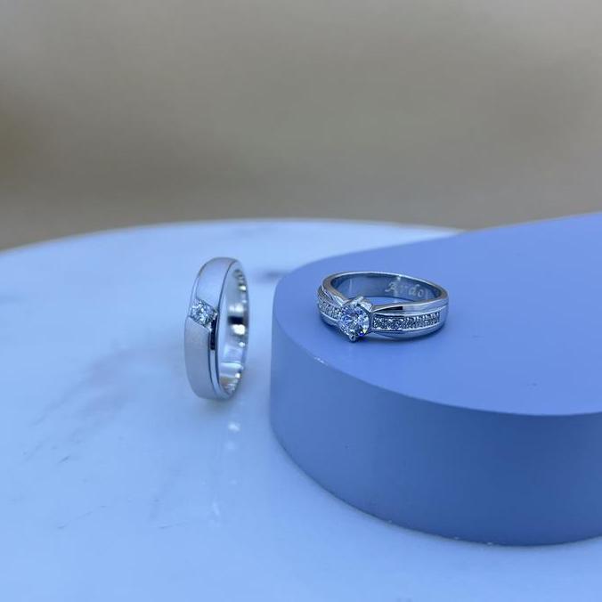 Cincin Kawin Emas Palladium 209