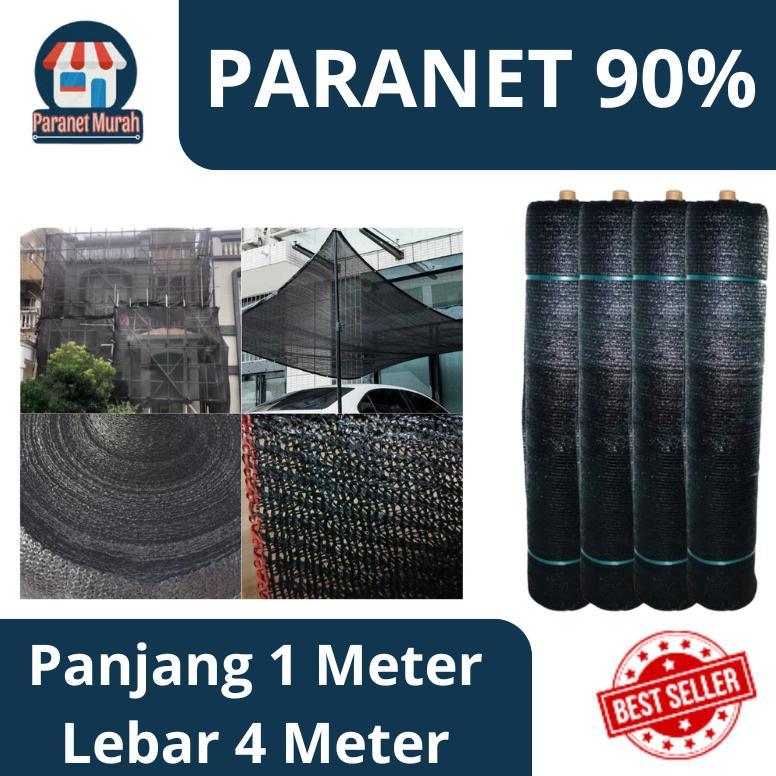 Bisa Cod Paranet 90% Lebar 4 Meter - Dekorasi Taman - Paranet Peneduh Anti Uv 