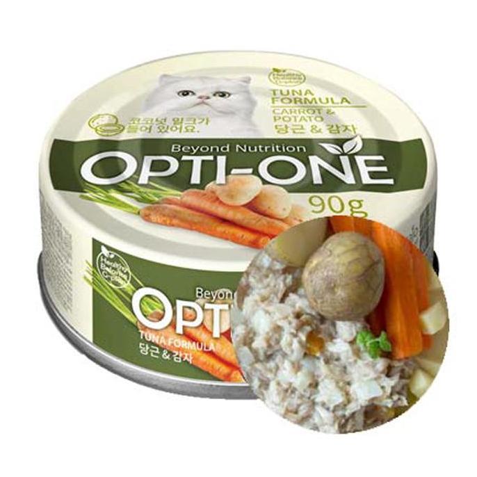 Opti-One Cat White Tuna & Carrot, Potato 90gr