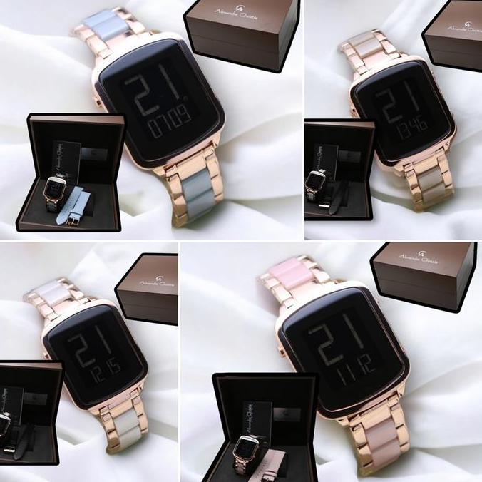 Jam Tangan Wanita Alexandre Christie AC 9381 LHB Original Digital ac  digital