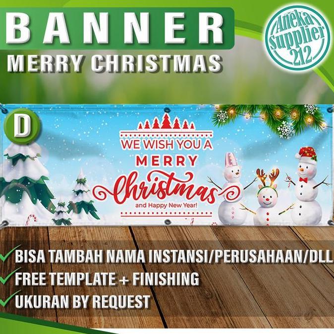 Spesial Cetak Spanduk Banner Natal Dan Tahun Baru