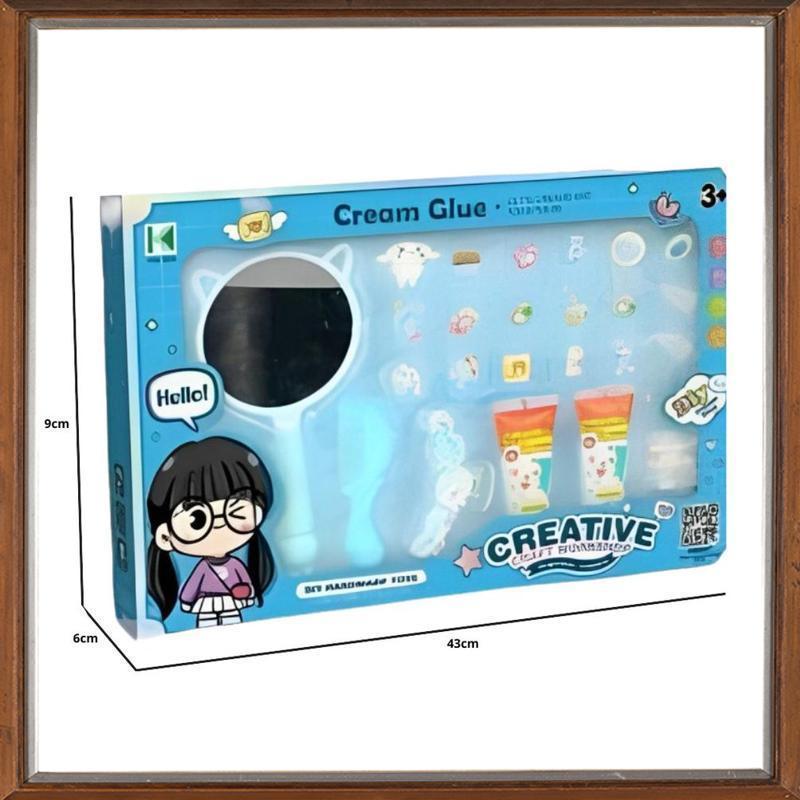Mainan Diy Kerajinan Tangan Cream Glue Kaca Beads Edukasi Anak Perempuan Kado Ulang Tahun