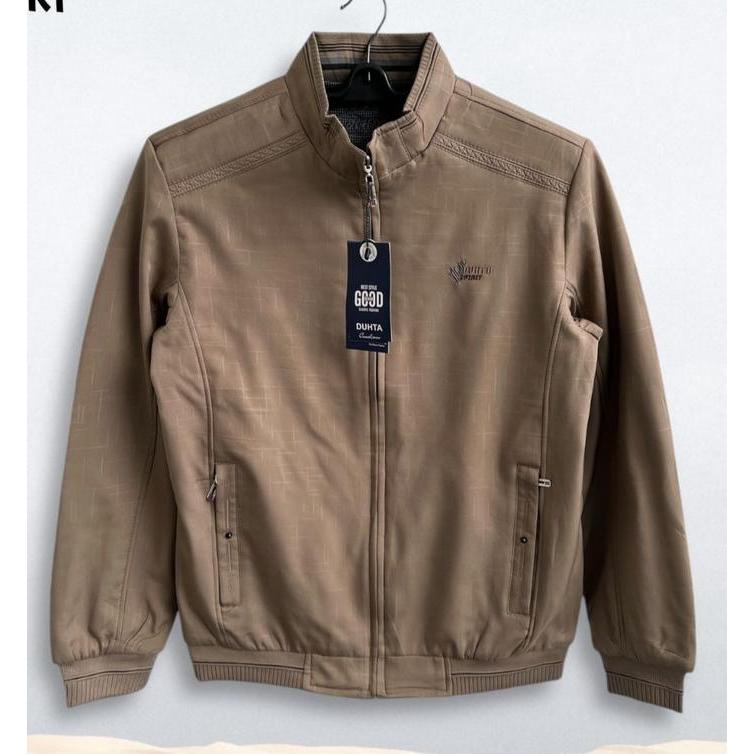 Jaket Bomber Import Casual Pria Bolak Balik Merk Boss Couch Semi Parka Clasic Bahan Katun Lembut Par