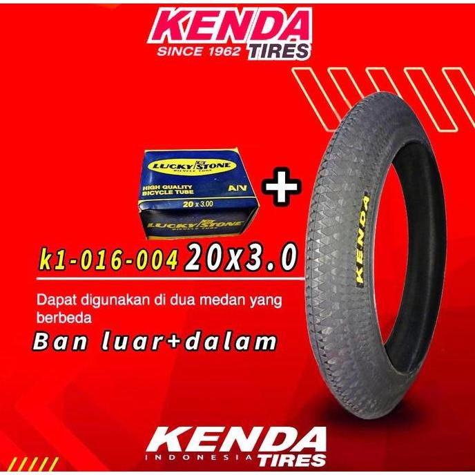 ban luar dalam BMX 20 x 3.0 jumbo kenda untuk semua sepeda BMX