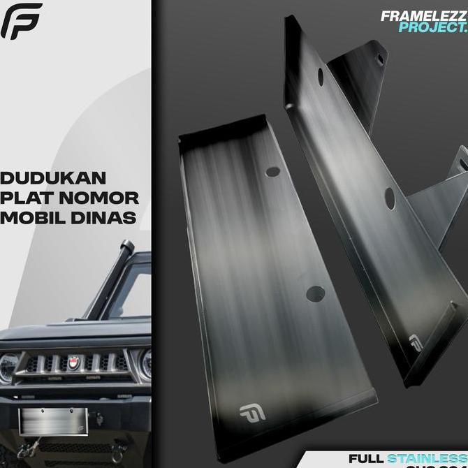 Dudukan Plat Dinas Dudukan Plat Mobil Stainless Dudukan Plat Mobil Selip Stainless Dudukan Plat Mobi