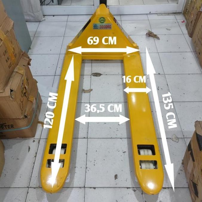 Hand Pallet 3 Ton Trolley Hand Pallet Big hand lift pallet roda Nylon