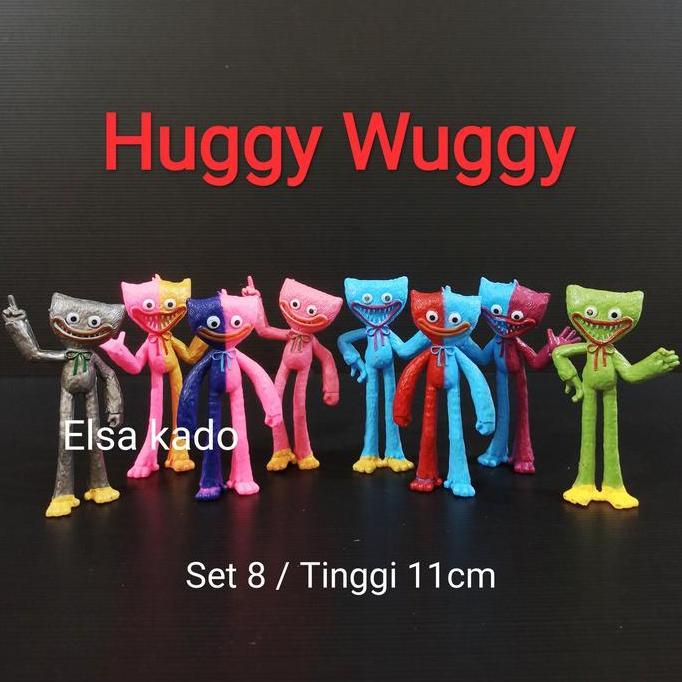 Mainan Figure Game Horor Poppy Playtime Huggy Wuggy Kissy Missy