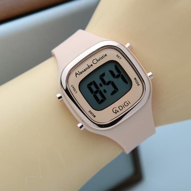 Jam Tangan Wanita Alexandre Christie AC9336 AC 9336 Peach Orinal