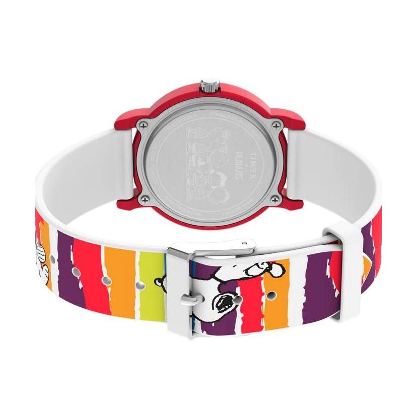 TIMEX TW2V77700 Peanuts Snoopy Rainbow Paint Jam Tangan Wanita
