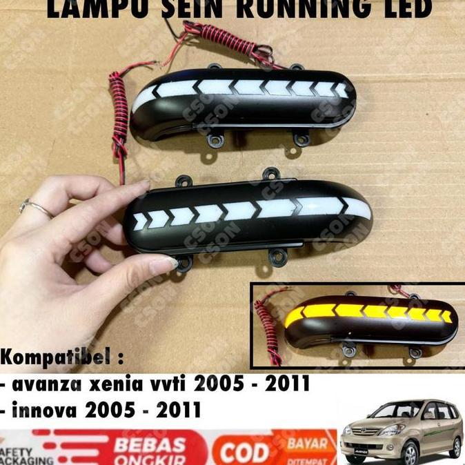 Lampu Sein Running Spion Mobil Avanza Xenia Vvti 2005 2007 2010 2011 Terbaru