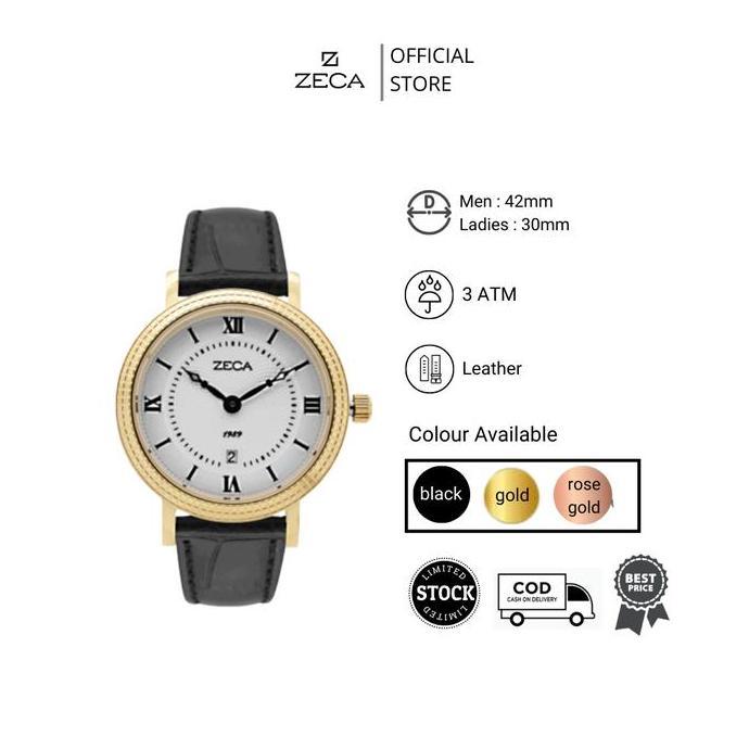 Zeca Watches Jam Tangan Wanita Leather Orinal 333L