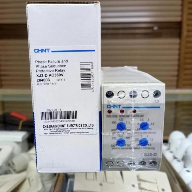 Pfr / Phase Failure Relay / Phase Sequence Protector Relay Xj3-D Chint Restock