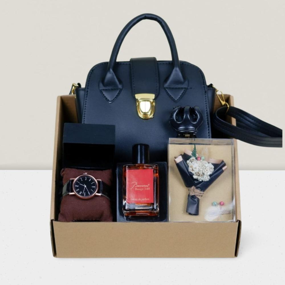 BOXLABS Hampers Kado Ulang Tahun Tas Cewek Premium | Hampers Wisuda Cewek Tas Premium