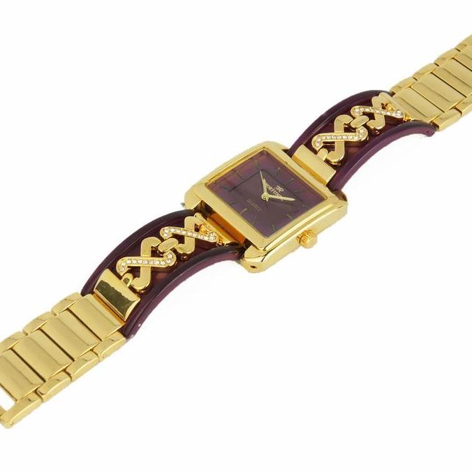 Fortuner Jam Tangan Quartz Wanita Gold Water Resist Basilia
