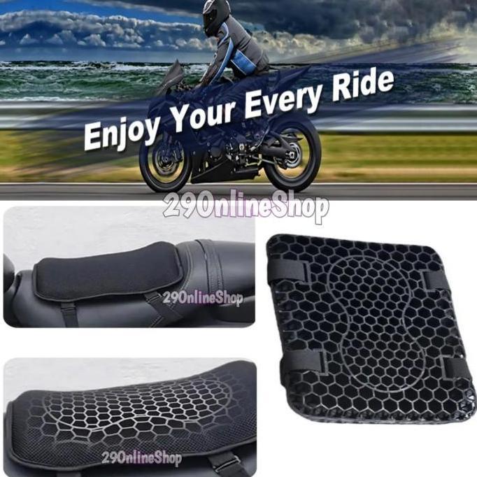 Sandalankseller - Bantal Gel Jok Motor Anti Panas Touring Motorcycle Gel Cushion