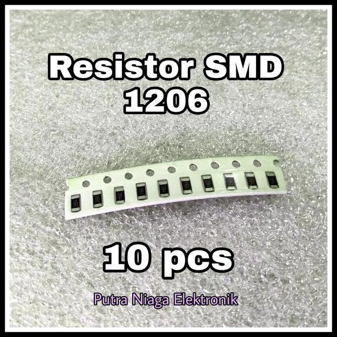 (20pcs) Resistor SMD 1206 3,3 Ohm Chip 3R3 Tahanan SMD1206 3.3R putran1a Ayo Beli