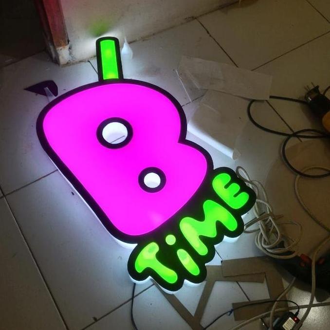 Terlaris Neon Box Costum