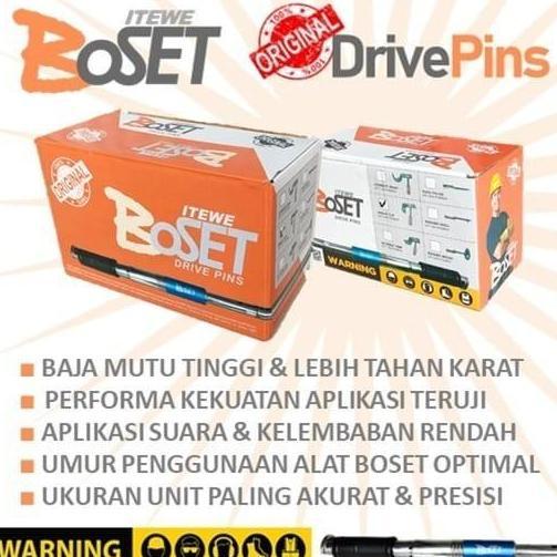 BOSET DRIVE BOSET PIN ANGLE CLIP (ORIGINAL) PAKU RAMSET ORIGINAL DAN TERPERCAYA