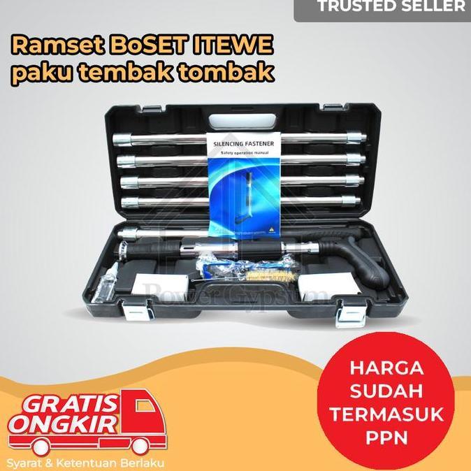 RAMSET BOSET ITEWE PAKU TEMBAK TOMBAK GUN RAMSET MODERN DAN PRAKTIS ORIGINAL DAN TERPERCAYA