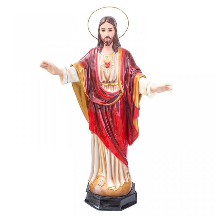 Patung Tuhan Yesus Memberkati 1 Meter/Patung Rohani/Patung Yesus/Pajangan Rohani