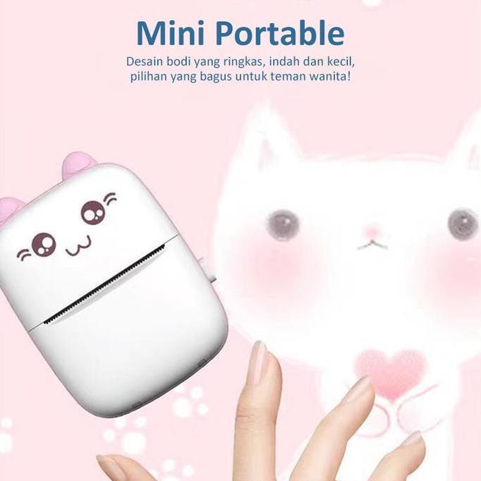 SENENGMORA - MINI THERMAL PRINTER BLUETOOTH PORTABLE - LABEL PRINTER FOTO & MEMO GIFT