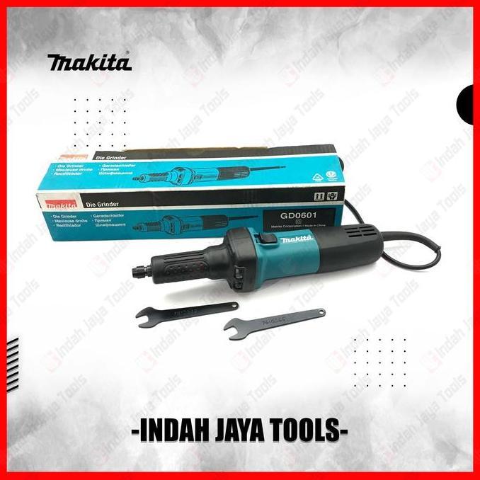MAKITA GD 0601 DIE GRINDER 6 MM - MESIN GERINDA TANGAN BOTOL BOR MINI TUNER GD0601 ORIGINAL DAN TERP