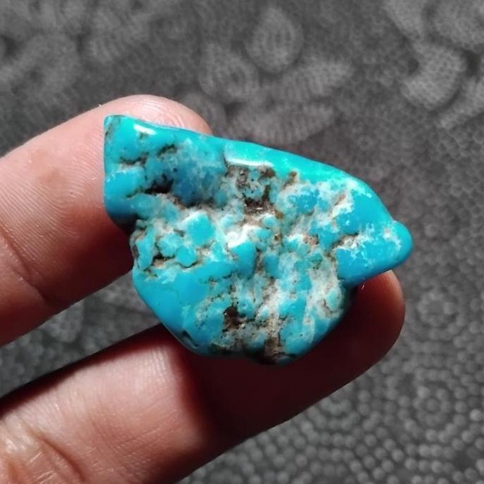 turquoise natural polish