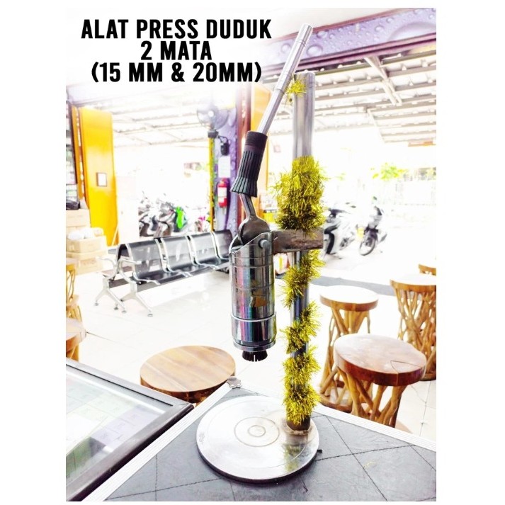 Alat press duduk besar/2 mata/alat parfum/alat presan botol 15mm 20mm